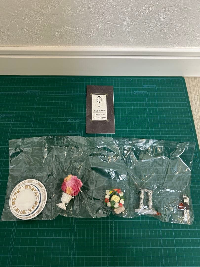 ⚫︎ミニチュア　 ⚫︎ぷちサンプルシリーズ『三ツ星レストラン』 コンプリート全８個