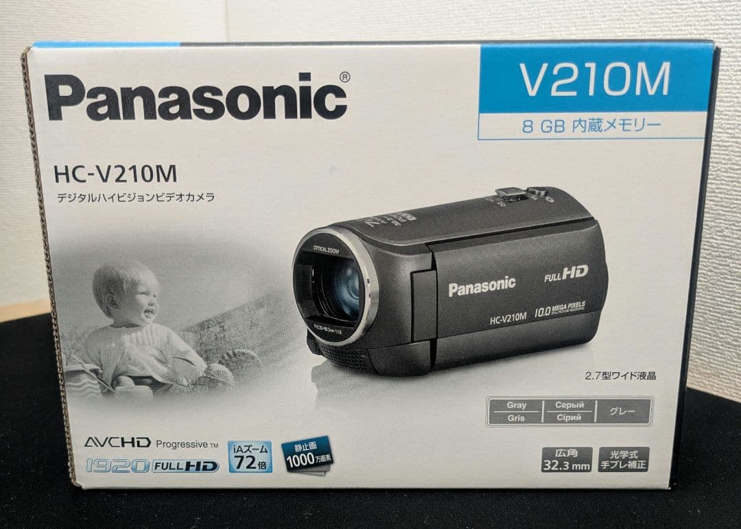 【うどん3】Panasonic HC-V210M ビデオカメラ