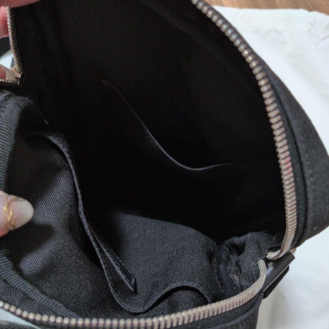 サンローランパリ ショルダーバッグ リビングトン ブラック キャンバス