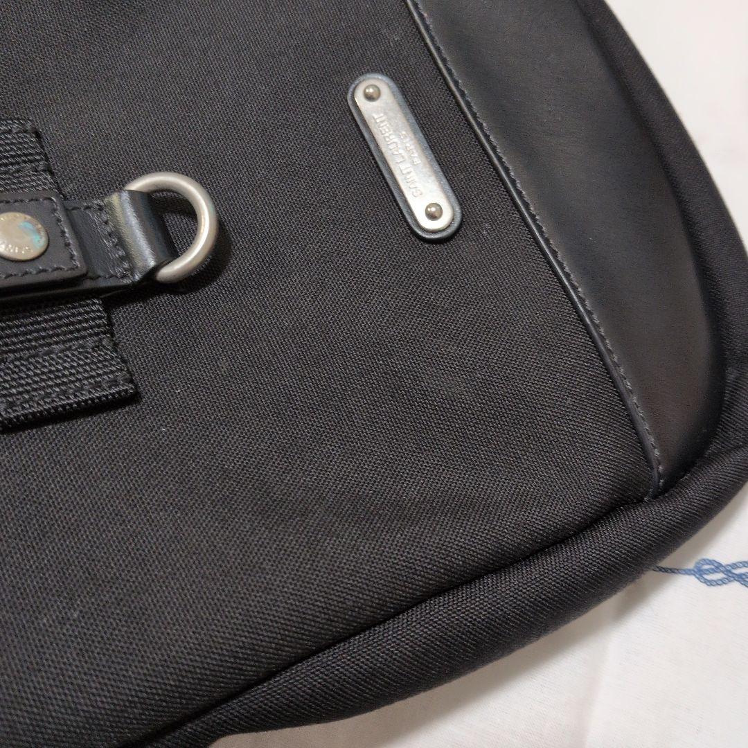 サンローランパリ ショルダーバッグ リビングトン ブラック キャンバス