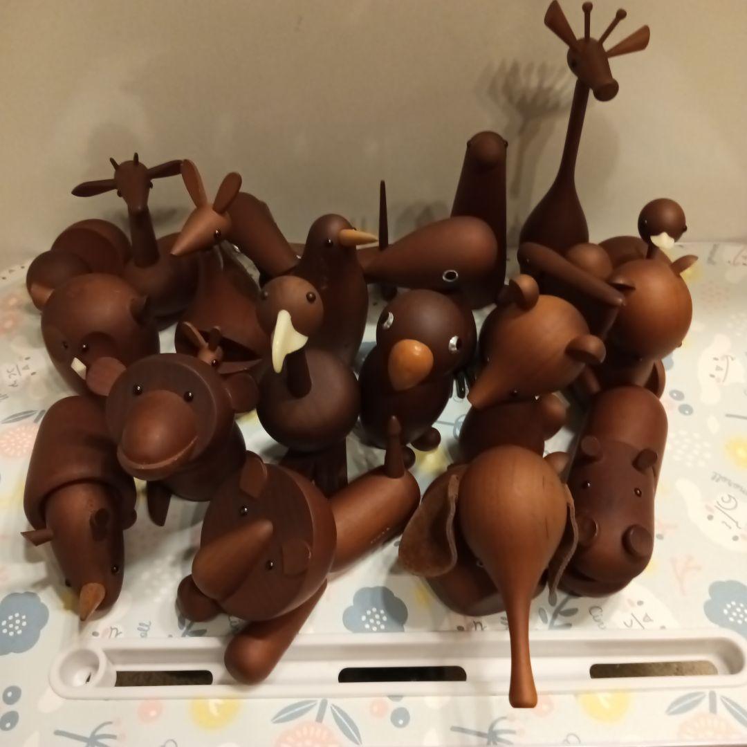 千趣会 ロイヤルペット 木製 20体 ヴィンテージ 動物 置物　まとめ売り