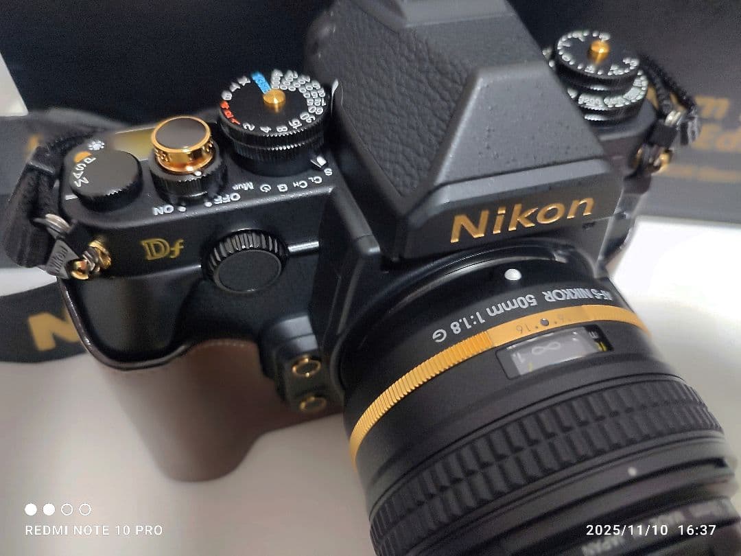 Nikon Df 50mm f/1.8G ゴールドエディション極美品
