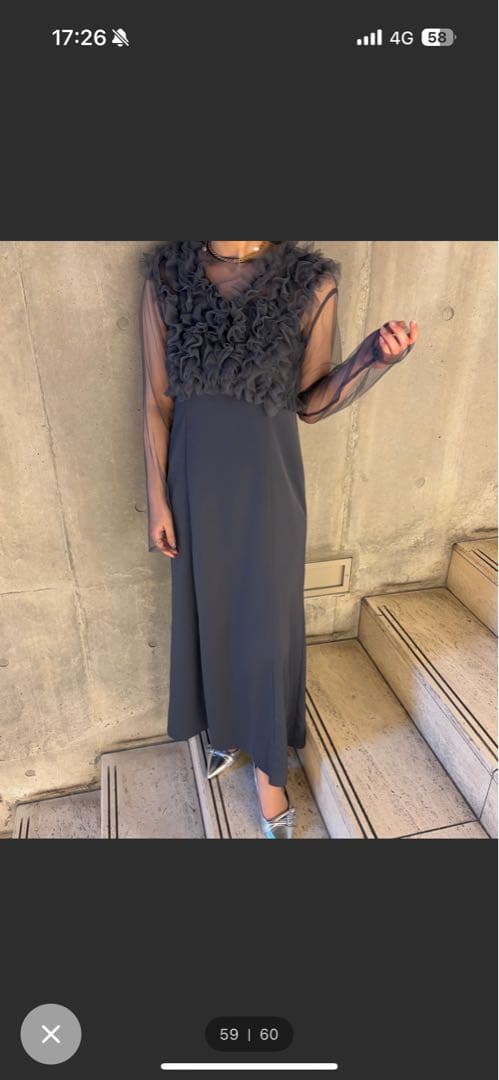 スーツ・フォーマル・ドレス et.UNiVER Many way frill dress