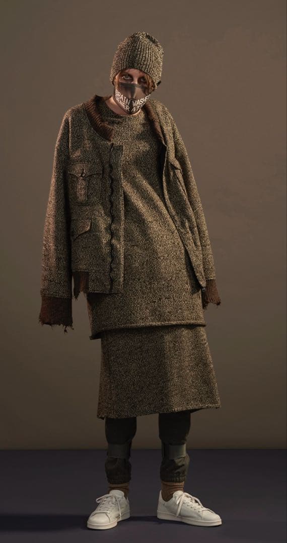 UNDERCOVER 17AWロングニット 2 BRAIN WASHED