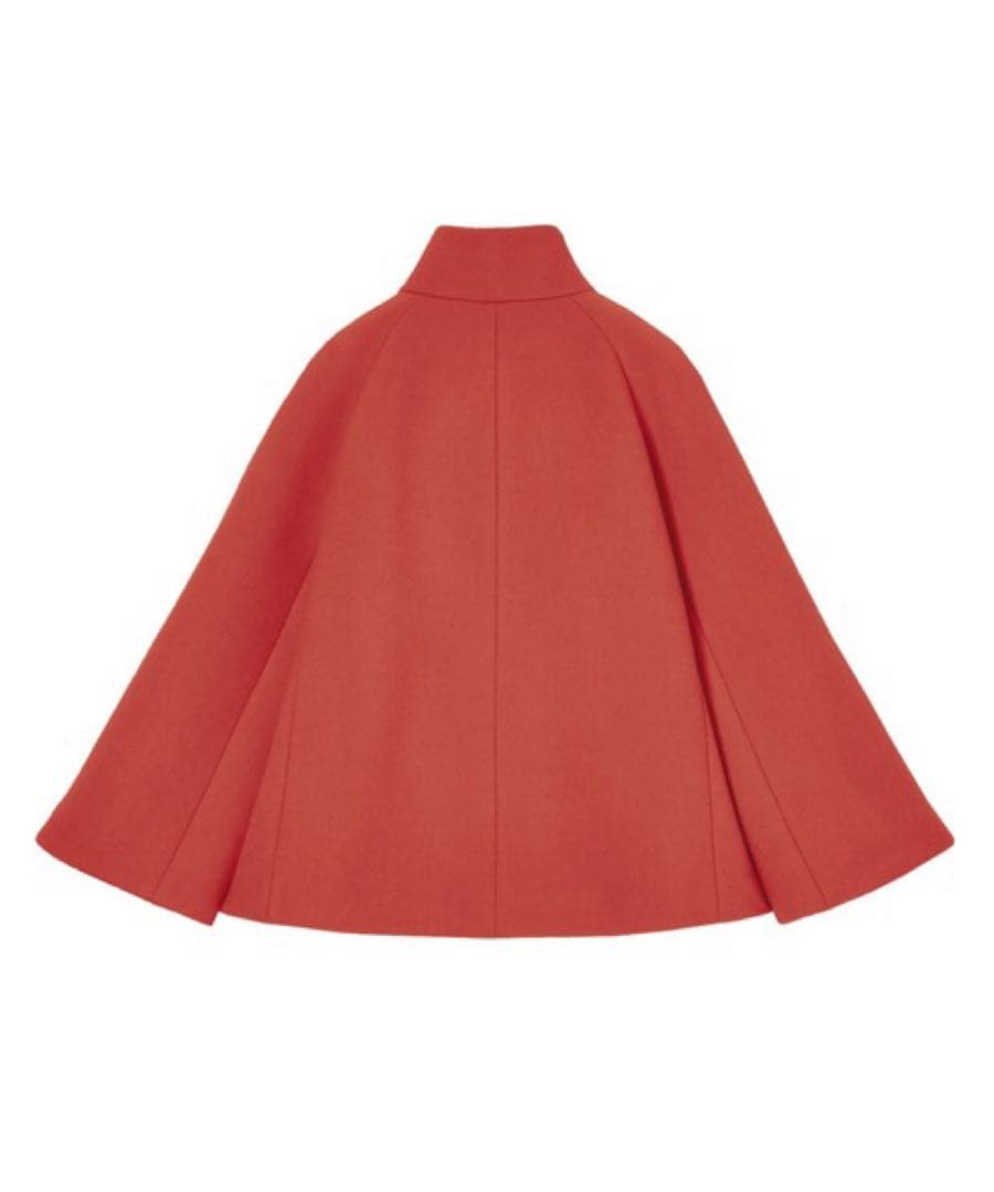 アナイ　ウールビーバーショートコート　赤