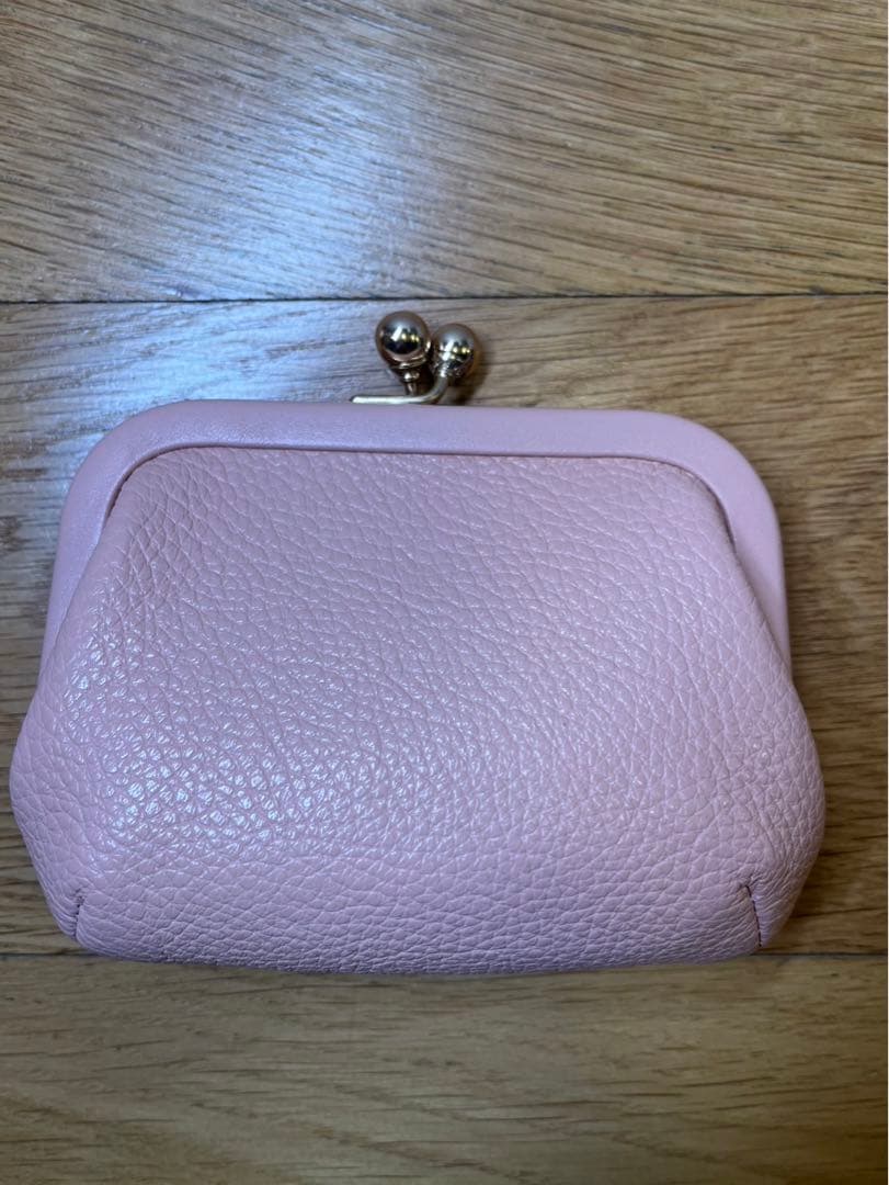 専用【新品未使用】COACH ピンク がま口ケース　ウォレットコスメポーチ