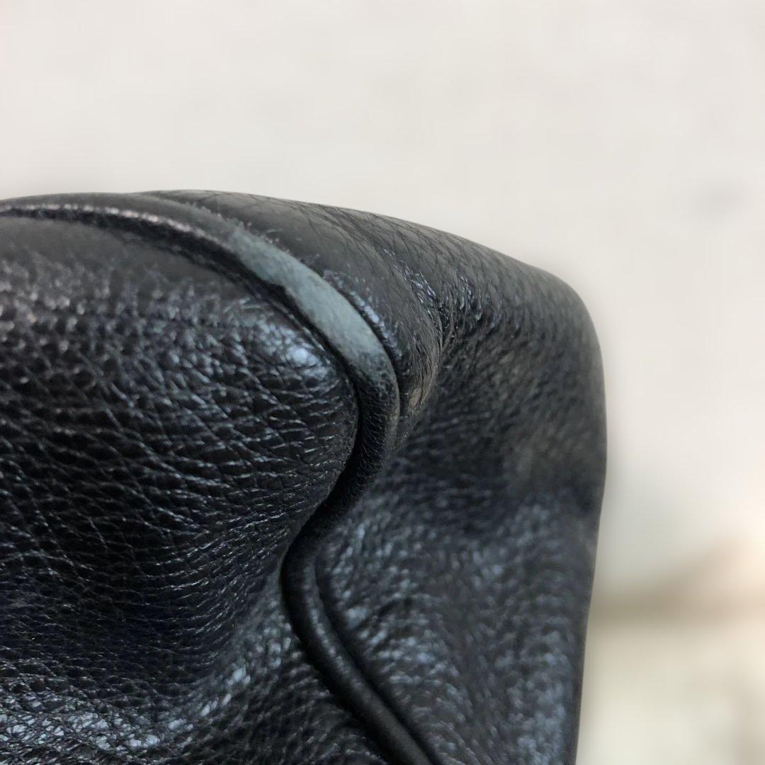 GUCCI ブラック ボストンバッグ　２回のみ使