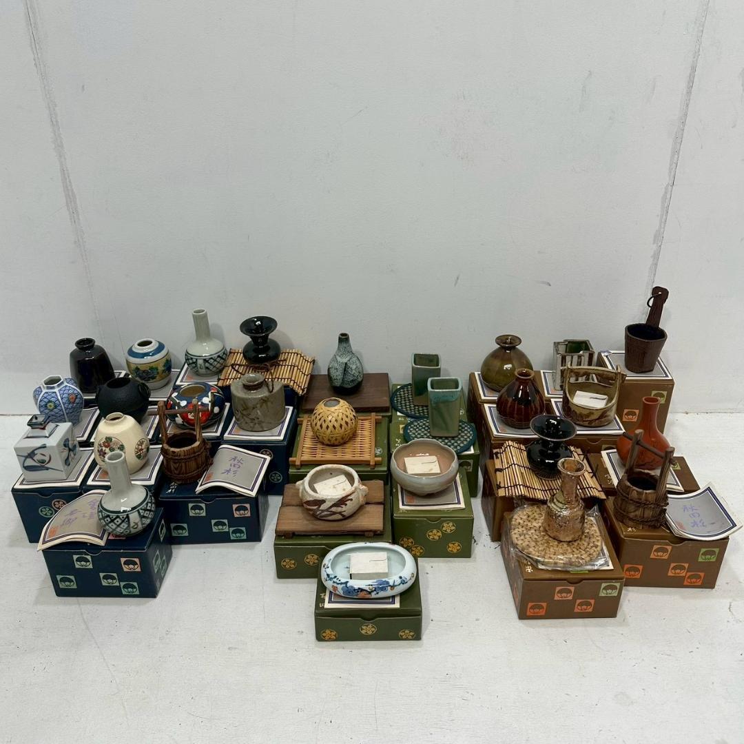 iΦ【 28種 】千趣会 一輪挿し 陶器製 つゆくさ 小さな花器シリーズ ②