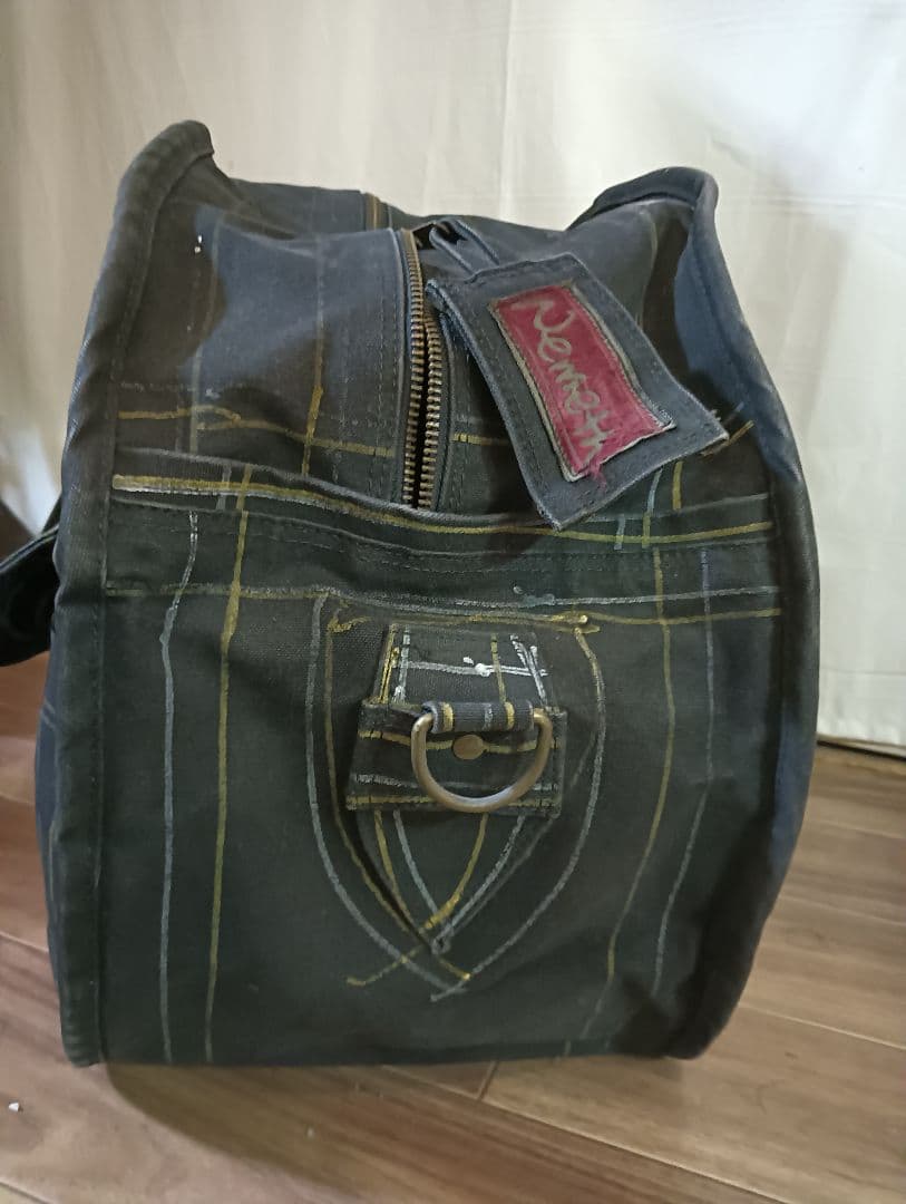 Christopher Nemeth　クリストファーネメス黒の丸型ドラムバッグ