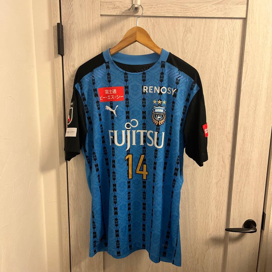 【タグ付き、未使用】川崎フロンターレ 中村憲剛引退記念ユニフォーム　4XL