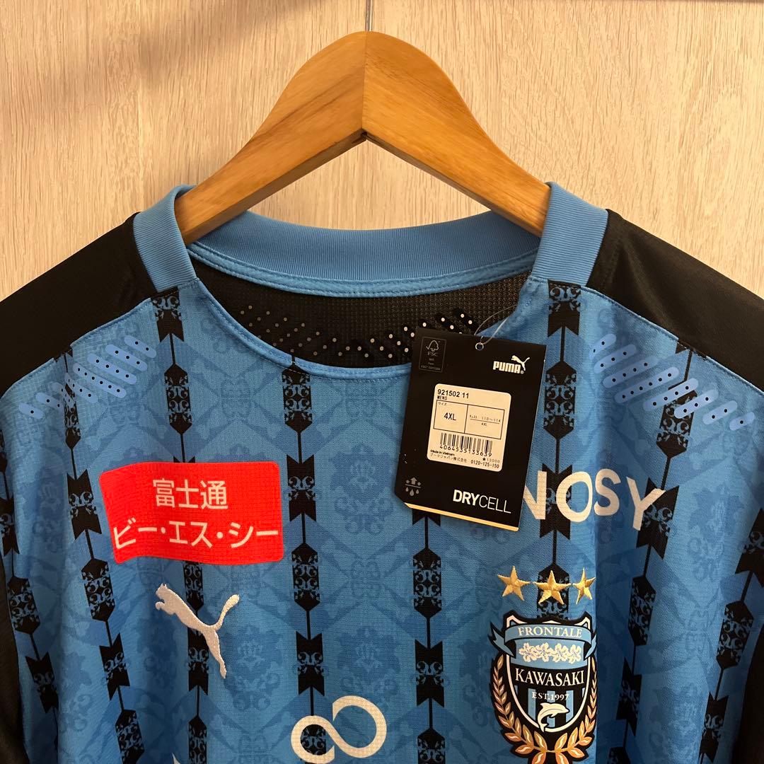 【タグ付き、未使用】川崎フロンターレ 中村憲剛引退記念ユニフォーム　4XL