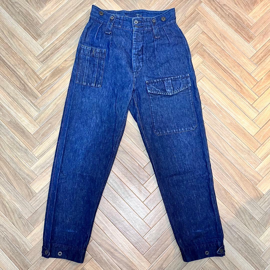 希少　ナイジェルケーボン　ブリティッシュアーミーパンツ　デニム　日本製　W30