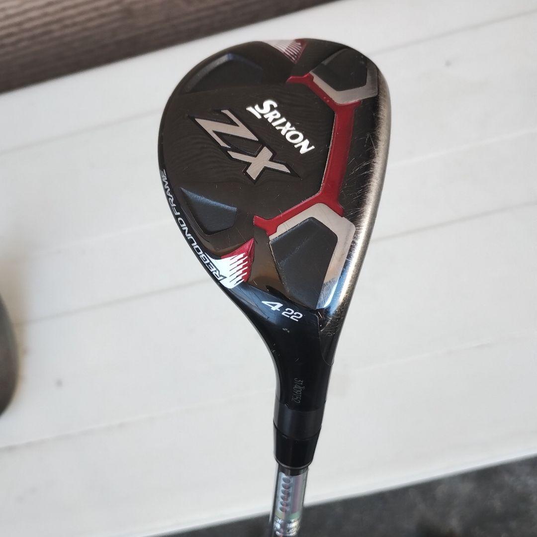 SRIXON　ZXハイブリッド3本セット3U、4U、5U（シャフトカットあり）