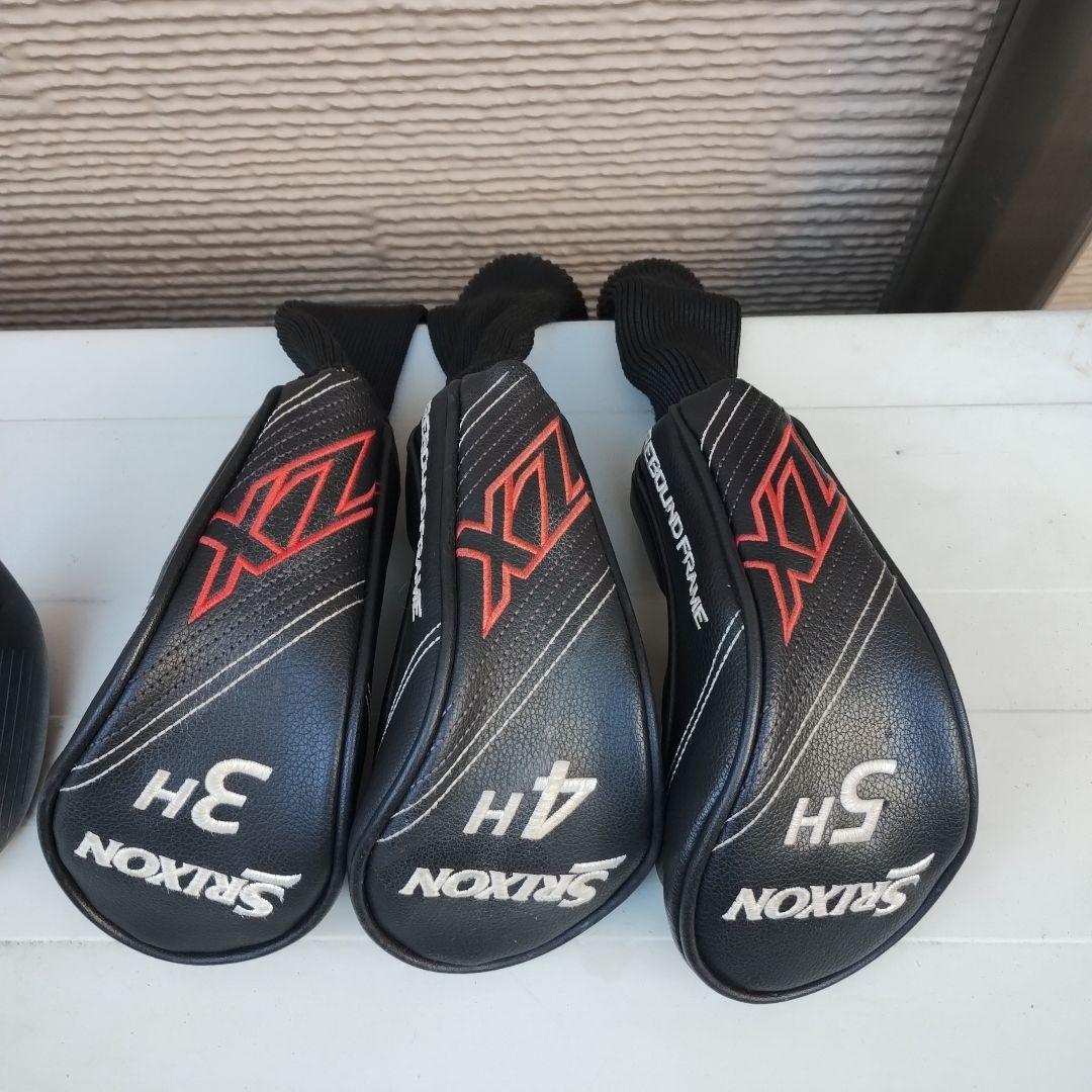 SRIXON　ZXハイブリッド3本セット3U、4U、5U（シャフトカットあり）