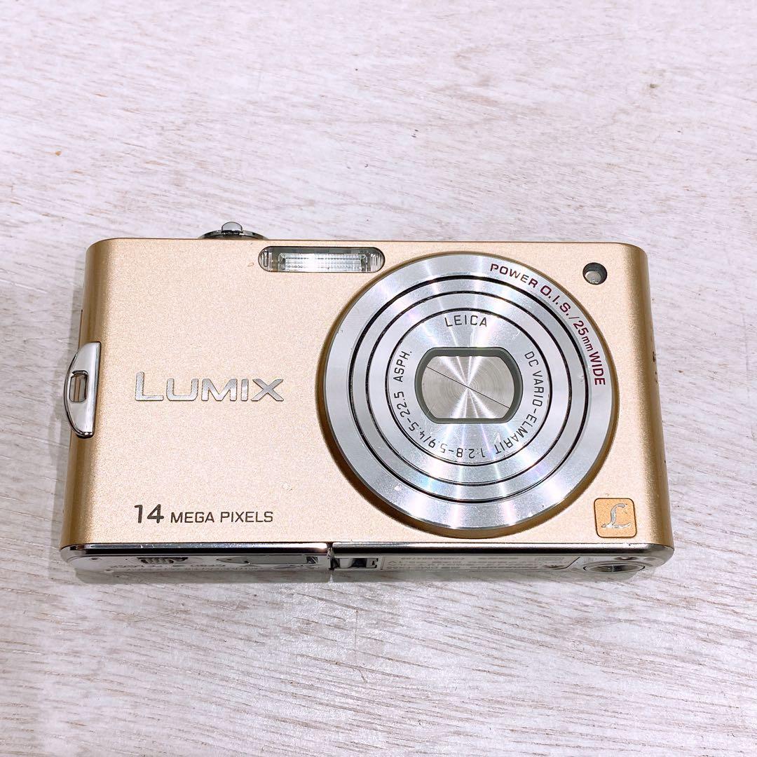 【美品】Panasonic Lumix FX66 ゴールド　ルミックス