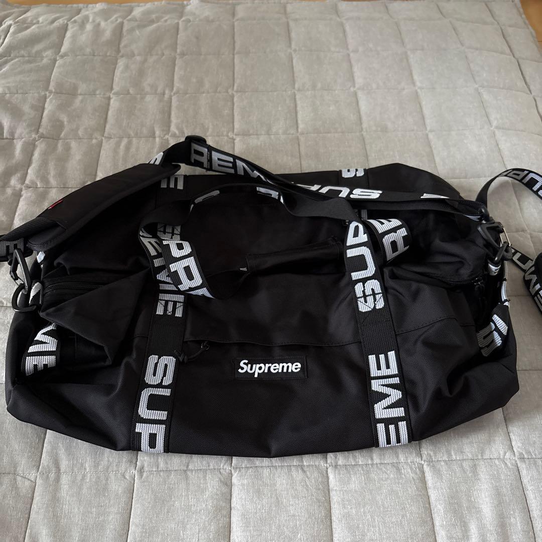 未使用♡Supreme SS18 ダッフルバック 黒