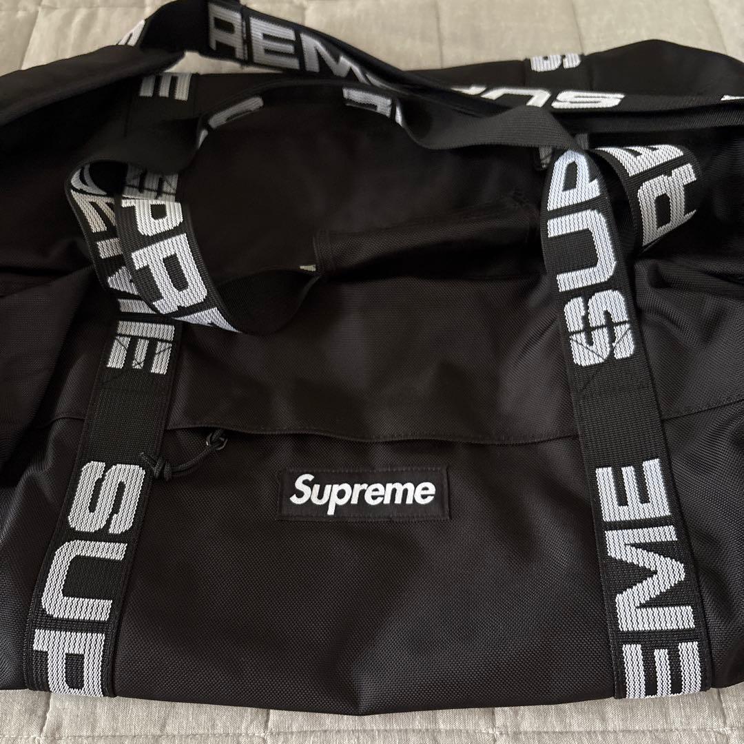 未使用♡Supreme SS18 ダッフルバック 黒