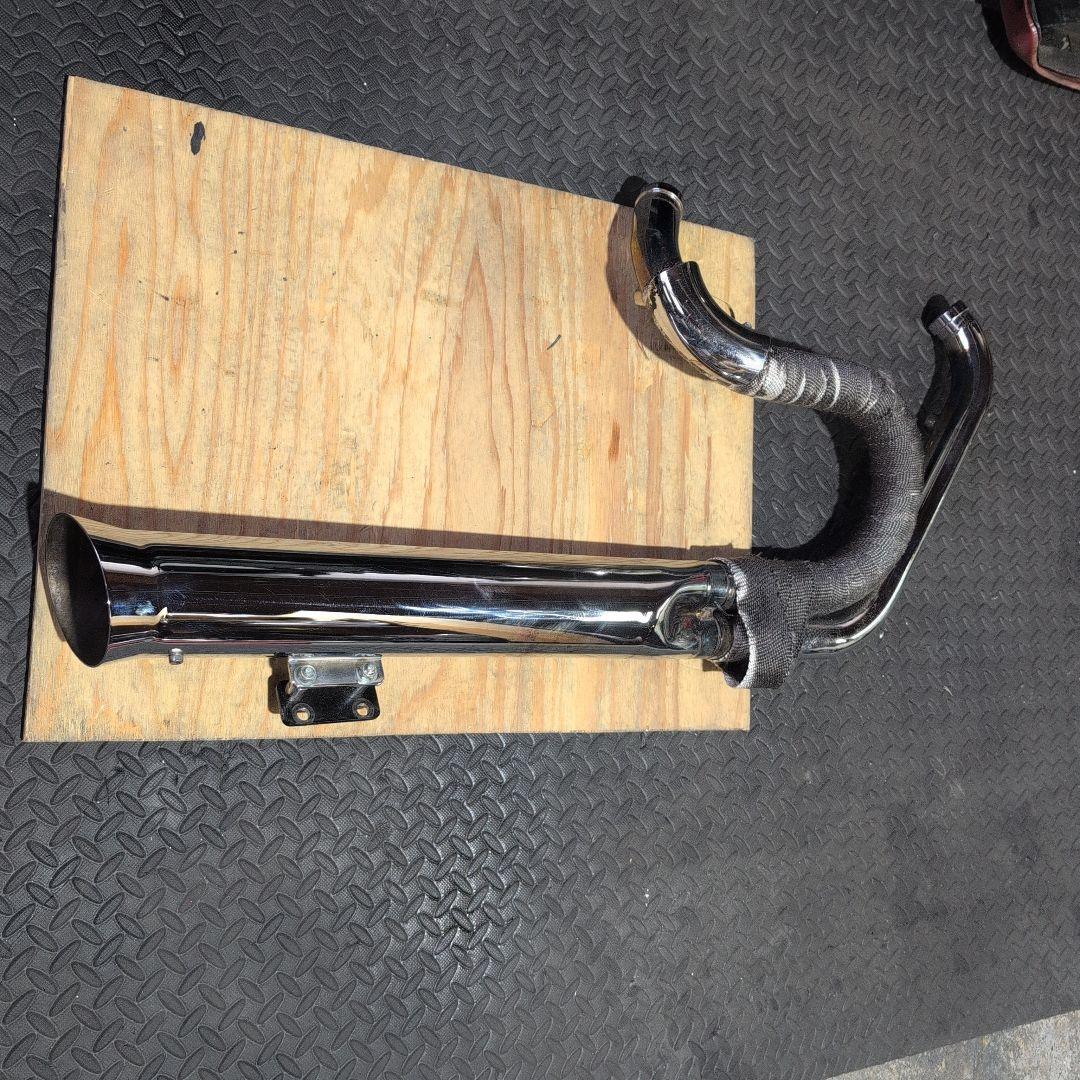 ケンテック　2イン1マフラー　ハーレー ツインカム　ソフテイル用