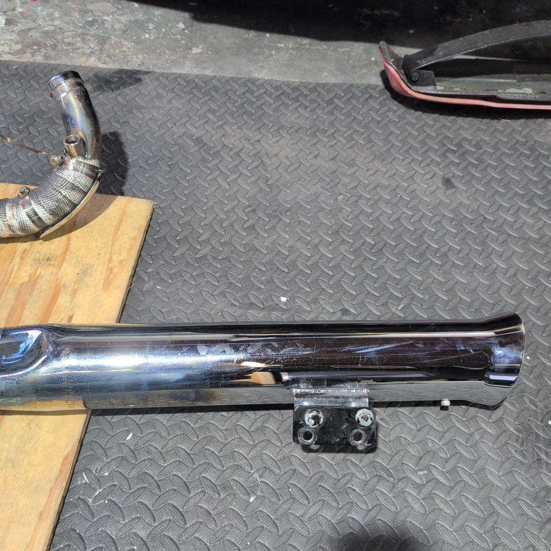 ケンテック　2イン1マフラー　ハーレー ツインカム　ソフテイル用