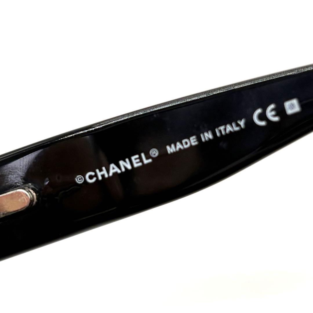 シャネル 5111 カメリア サングラス ブラック プラスチック 美品 正規品