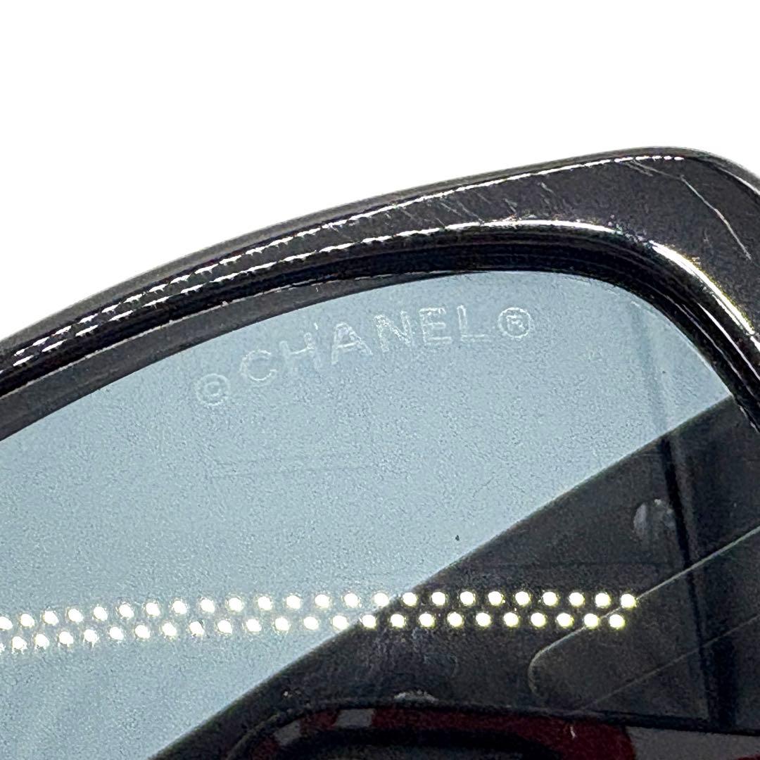 シャネル 5111 カメリア サングラス ブラック プラスチック 美品 正規品