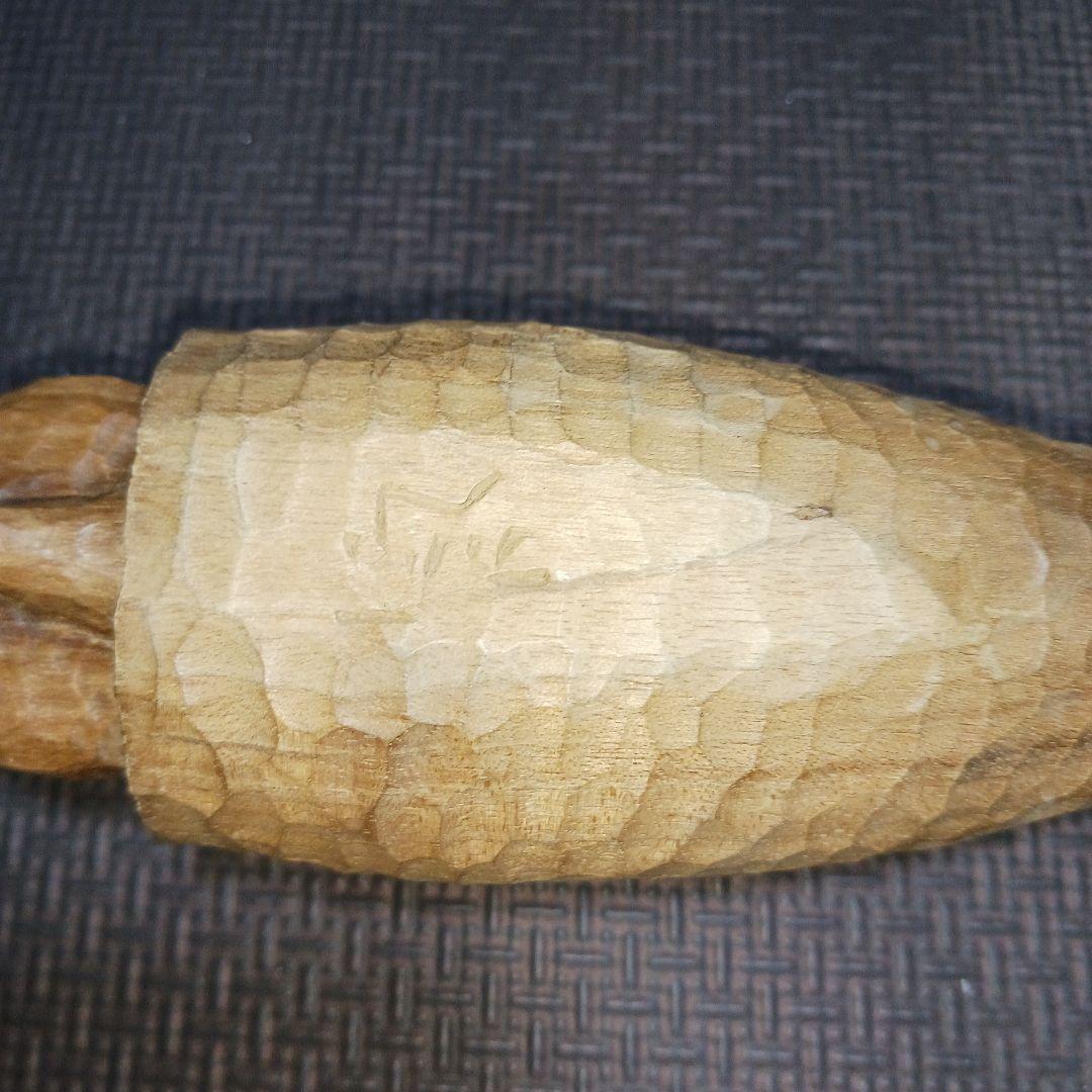 荒井修　木彫り　イカ