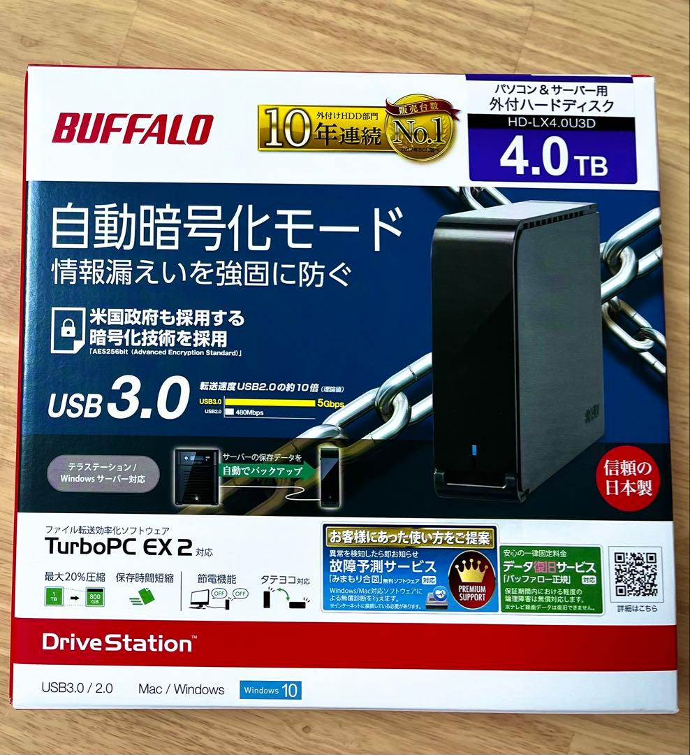 HKWR 様★1月限定★初売りセール1月末まで④BUFFALO HDD 4TB