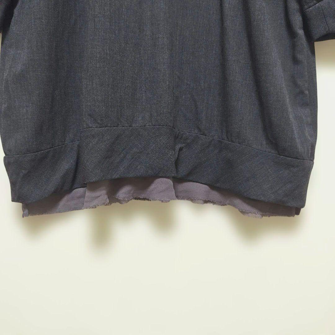 センソユニコ✨JNBY　ウール切替　ワンピース　チュニック　オーバーサイズ