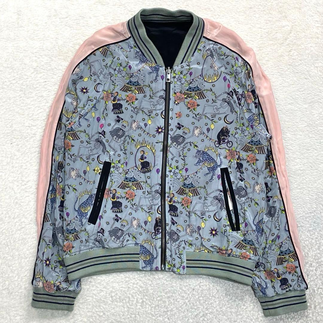 ZADIG&VOLTAIRE　リバーシブルブルゾン　レーヨン　花柄　イタリア製