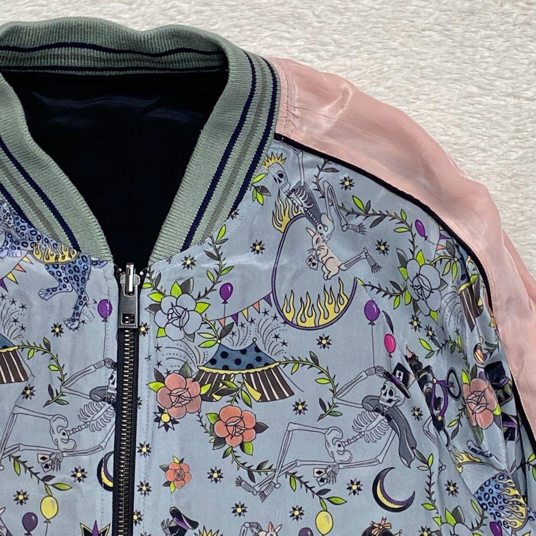 ZADIG&VOLTAIRE　リバーシブルブルゾン　レーヨン　花柄　イタリア製