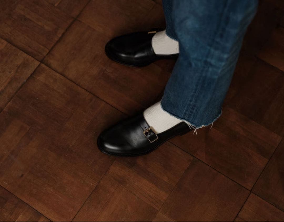 最終お値下げ❗️forme フォルメ　MONKS モンクス　ブラック　黒　新品