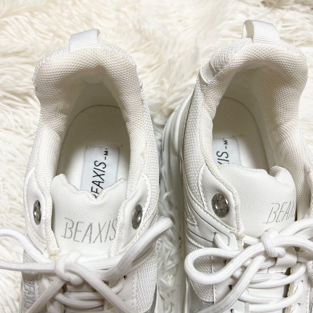 美品 ビーアクシス BEAXIS コアスニーカー ダンベルインソール M