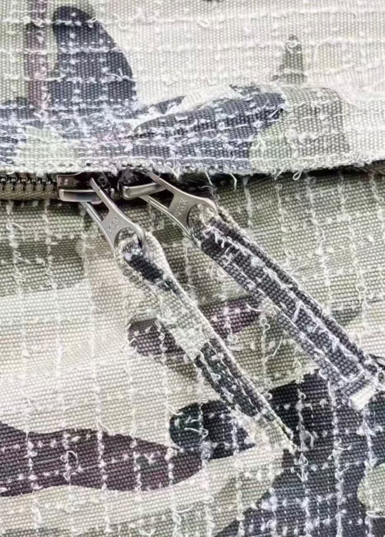 Stussy Needle Punch 迷彩柄 キャンバスリュック 48×38