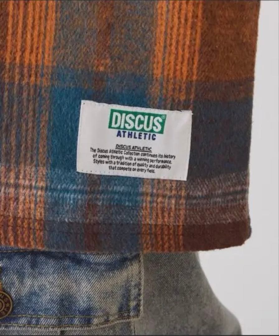 【DISCUS】シャギーチェックシャツジャケット