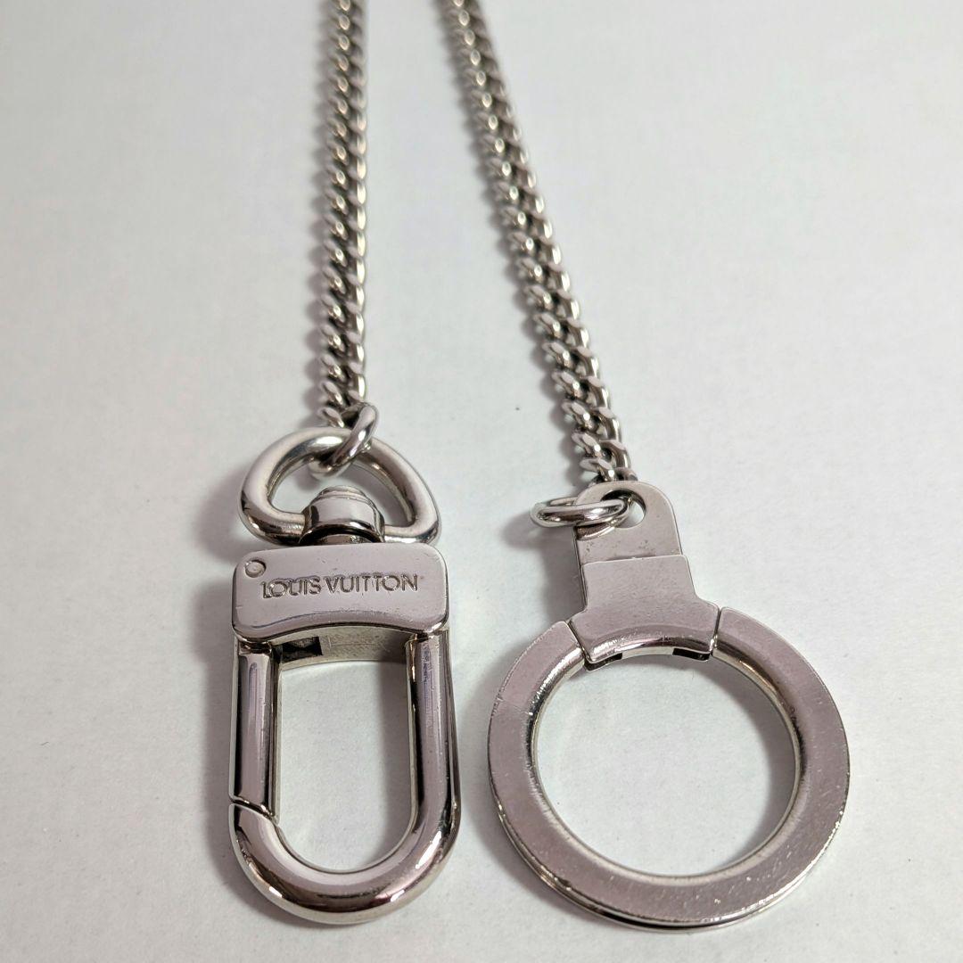 ルイヴィトン Louis Vuittonウォレットチェーン シルバー 値下げ