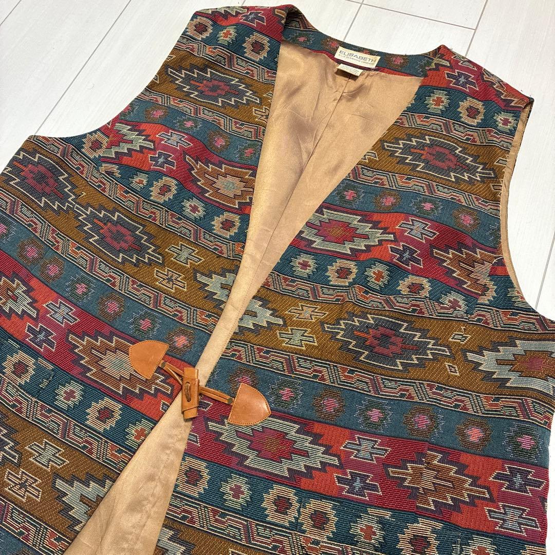 90'sビンテージ古着！ELISABETH A LIZ CLAIBONE ベスト