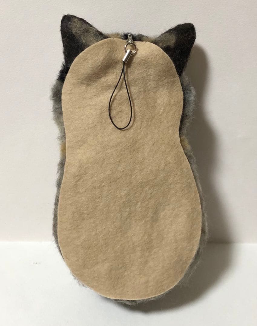 羊毛フェルト　オーダー　猫　顔＋上半身半立体