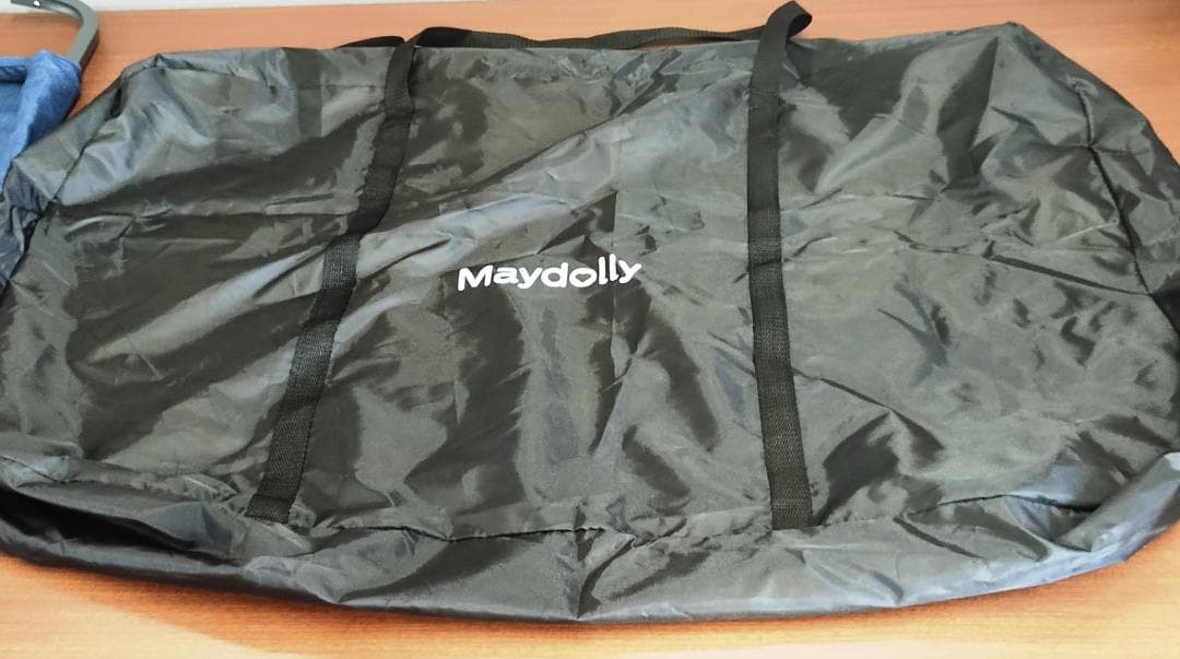 美品　Maydolly 　折りたたみ式　ベビーベッド ネイビー