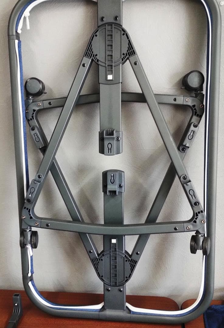 美品　Maydolly 　折りたたみ式　ベビーベッド ネイビー