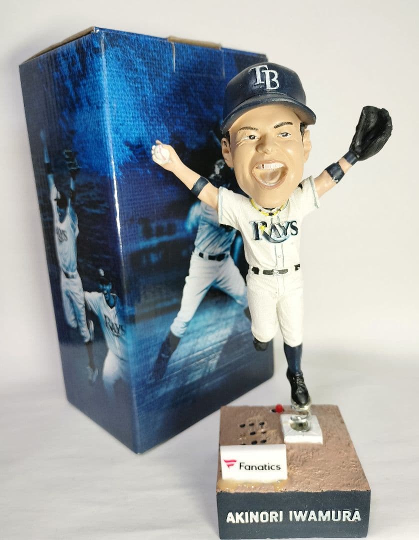 岩村明憲／”アリーグ優勝” ボブルヘッド人形 (2018／タンパベイ・レイズ)