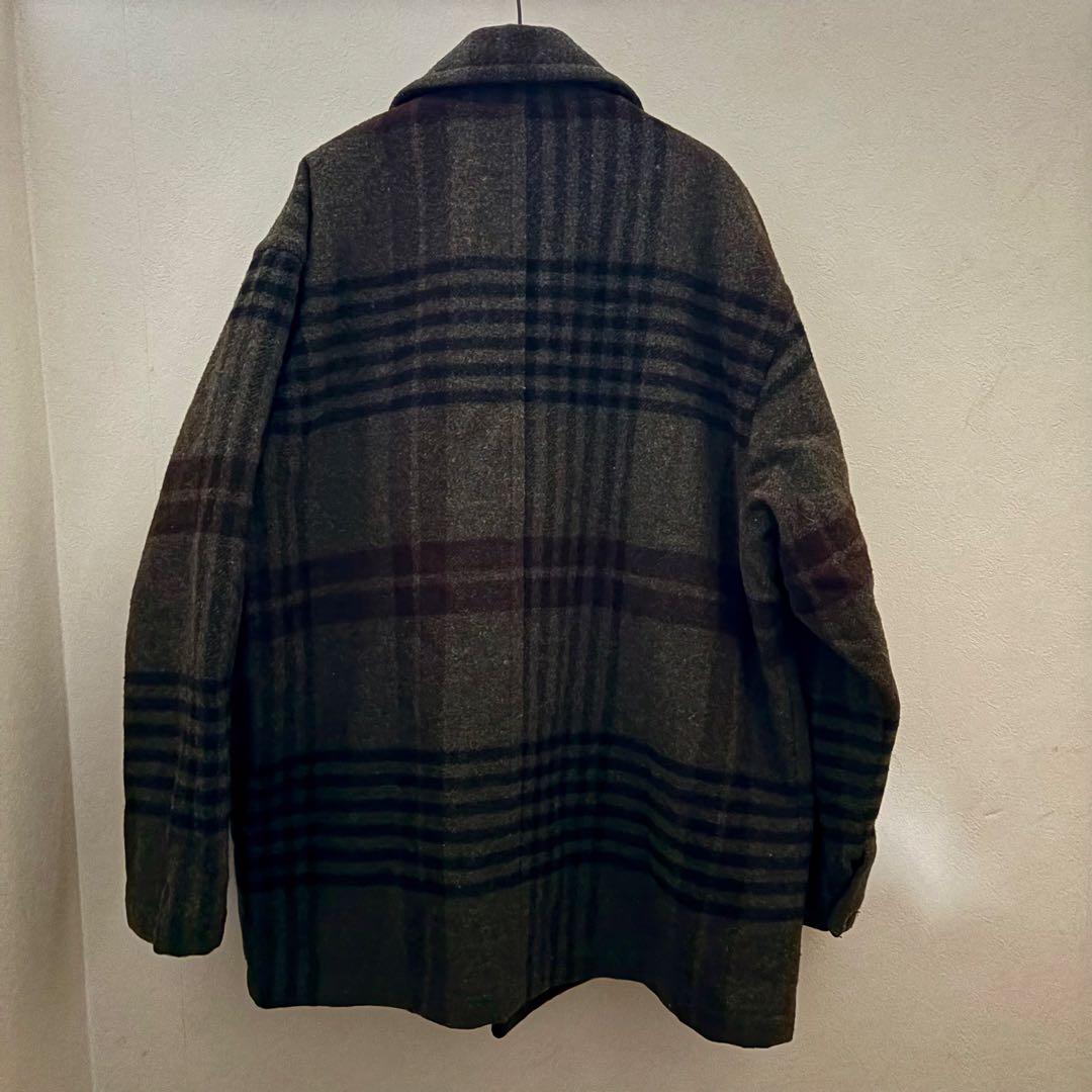 美品　90s USA製 Woolrich ウールリッチ ピーコート サーモライト