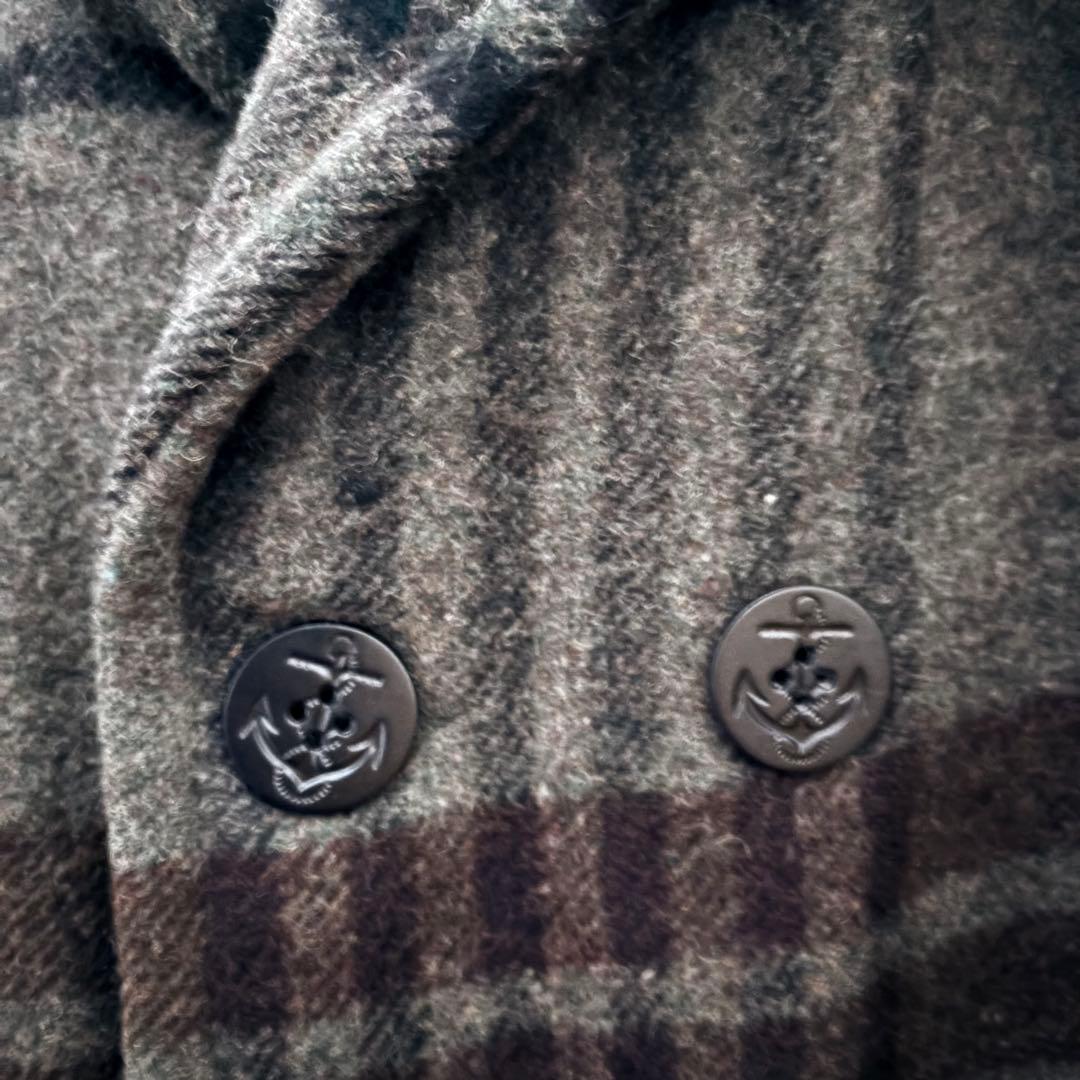 美品　90s USA製 Woolrich ウールリッチ ピーコート サーモライト