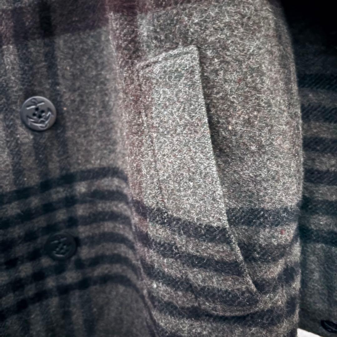 美品　90s USA製 Woolrich ウールリッチ ピーコート サーモライト