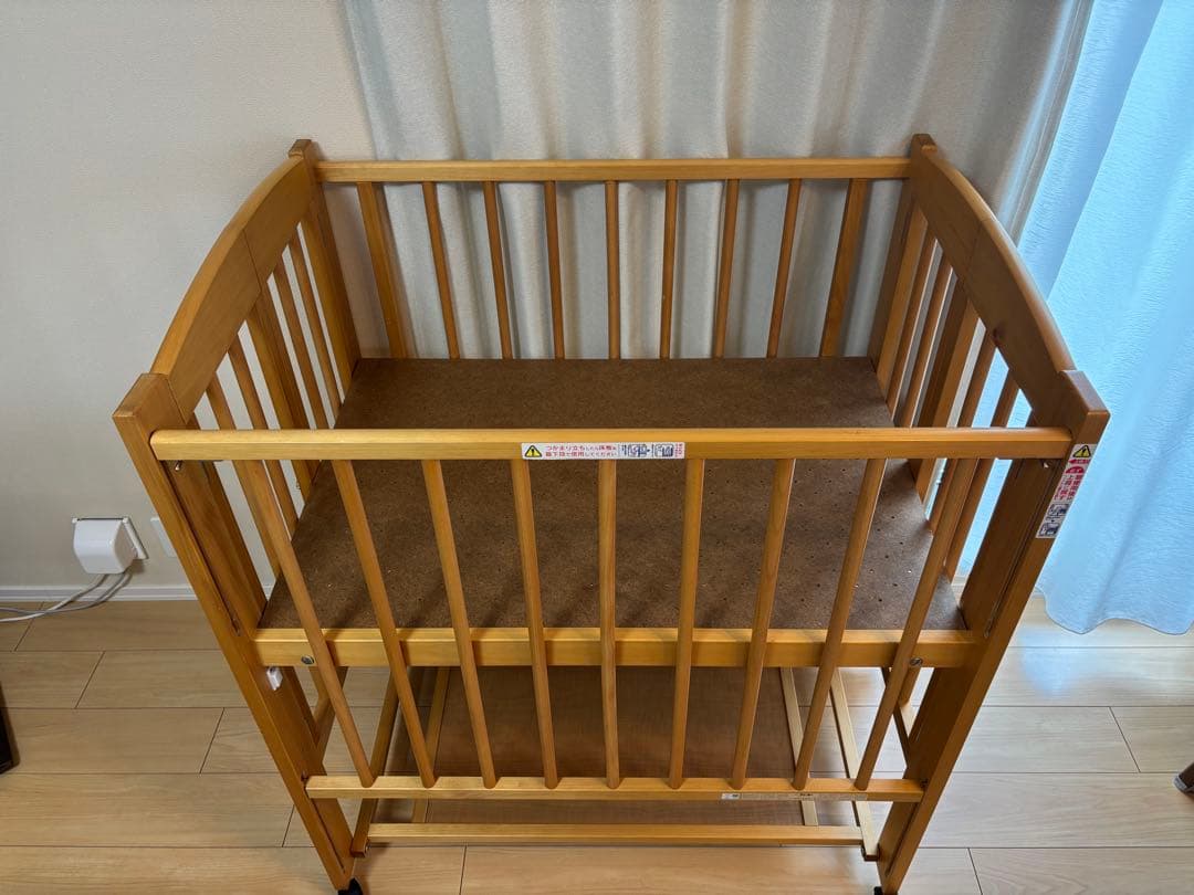 ベビーベッド　スリーピー　石崎家具　ミニワンタッチハイベッドプチ