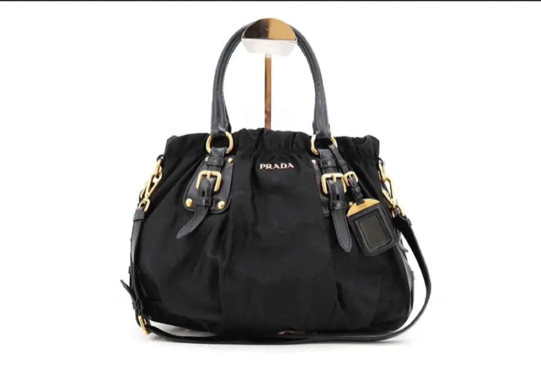 PRADA BR4258 美品　ショルダーバッグ　ブラック