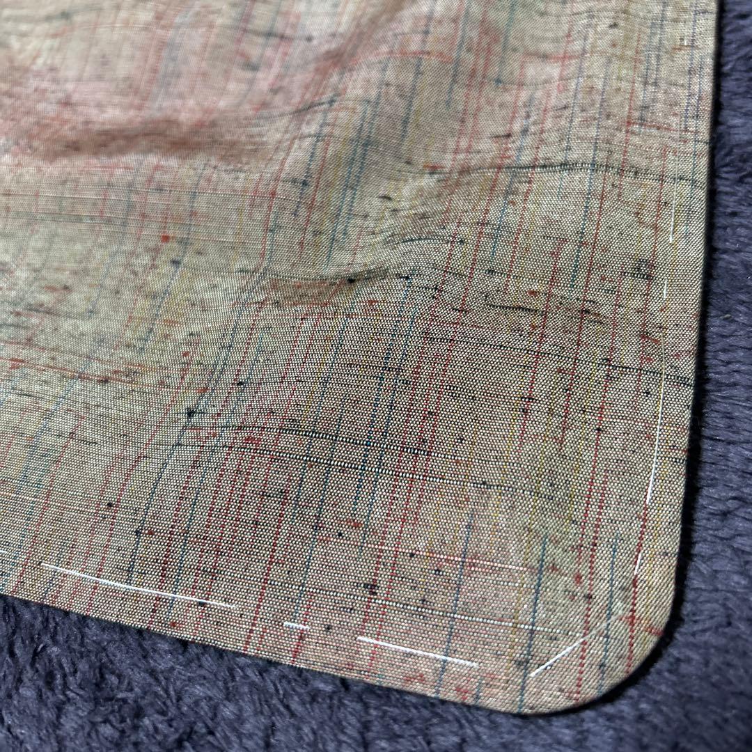 新品　美品　正絹　山細系　民芸調　ぜんまい系風合い　多色節糸紬　フルセット