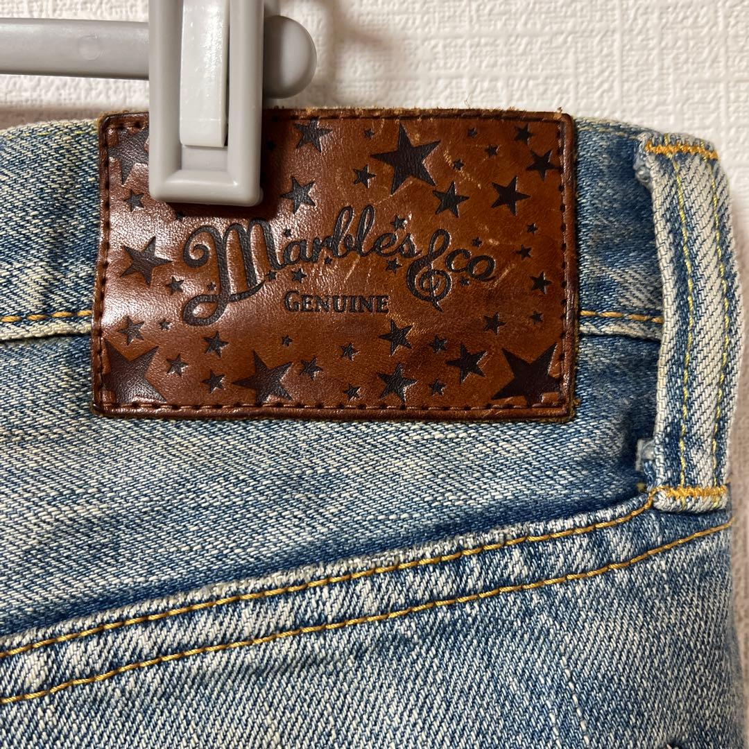 超希少　Marbles デニム　三浦翔平着用　ヴィンテージ　マーブルズ　Ｌ　赤耳