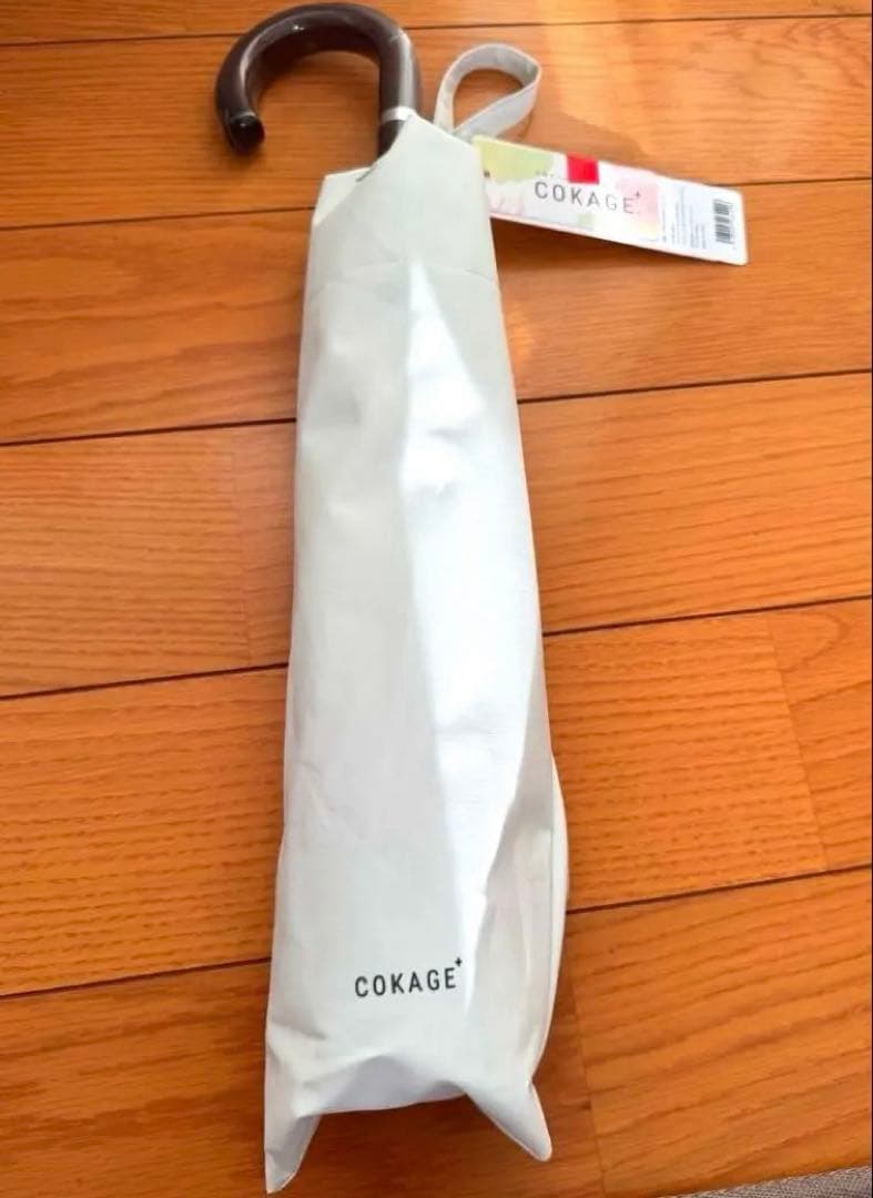 COKAGE+ ジャンプ式2段折りたたみ傘 ホワイト
