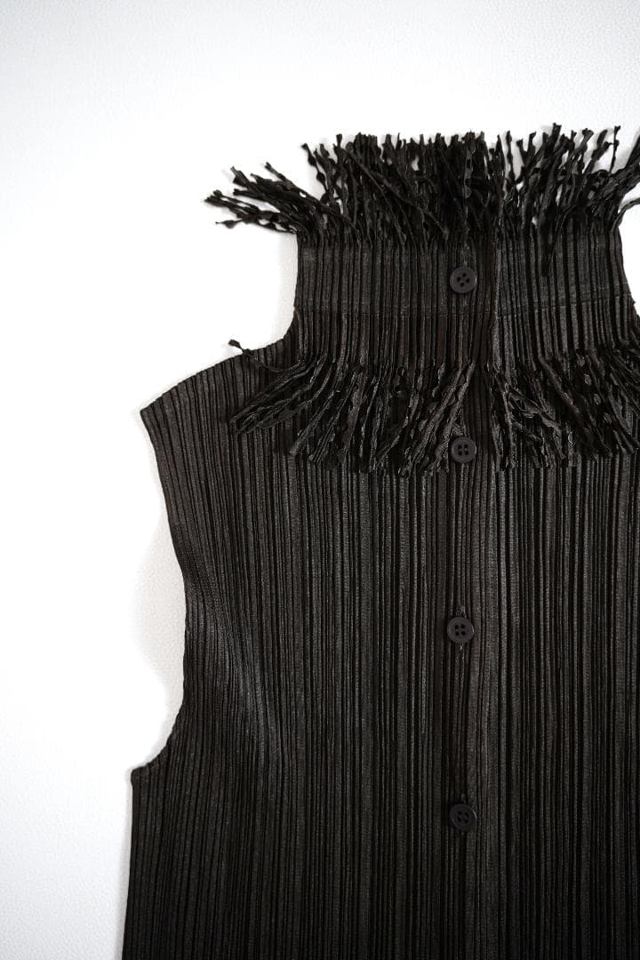 960y*専用 美品 プリーツプリーズイッセイミヤケ フリンジ チュニック