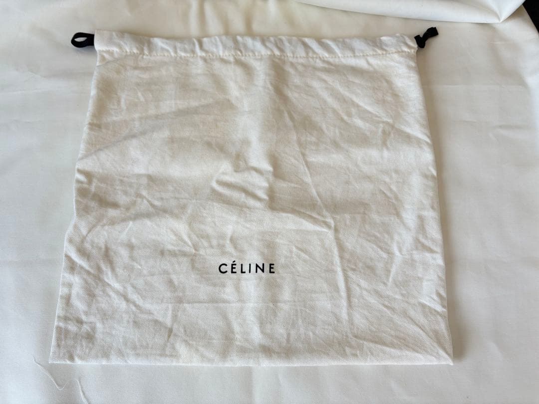 【35happy】美品 旧ロゴ セリーヌ ラゲージ ナノ スリバッグ 正規